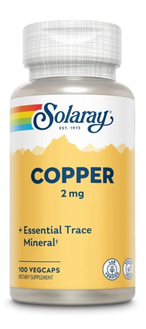 SOLARAY COPPER 2 MG 100 CAP