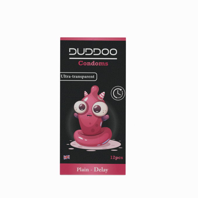 DUDDOO PLAIN - DELAY CONDOMS 12 PCS
