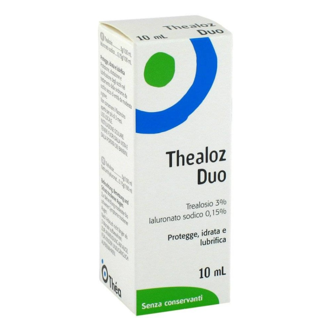 Thealoz Duo Eye Drops Trehalose 3% & Sodium Hyaluronate 0.15% 10ml Preservative Free.