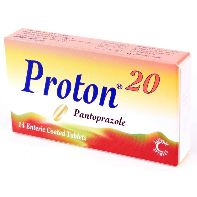 Proton 20 mg Pantoprazole 14 Tablets
