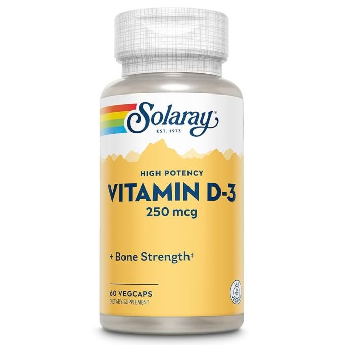 SOLARAY D-3 (10000 IU )60 VEGCAPS