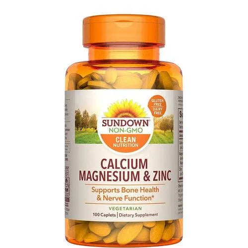 SUNDOWN CALCIUM &MAG &ZINC 100 CAP