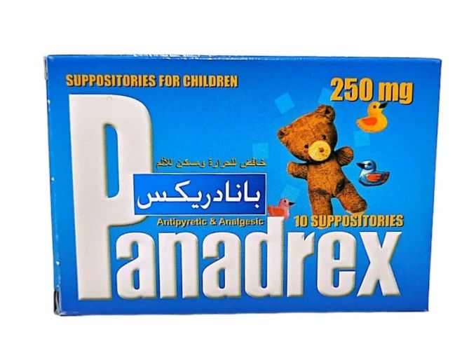 PANADREX 250MG SUPP 10S