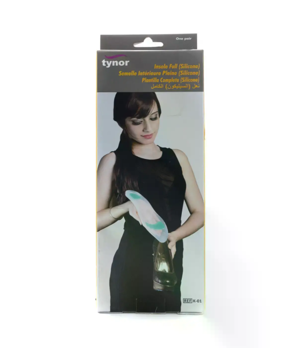 TYNOR K-01,L INSOLE FULL SILICON (PAIR)